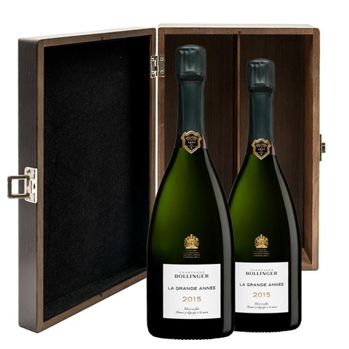 Bollinger Grande Annee 2015 Vintage 75cl Double Luxury Gift Boxed Champagne